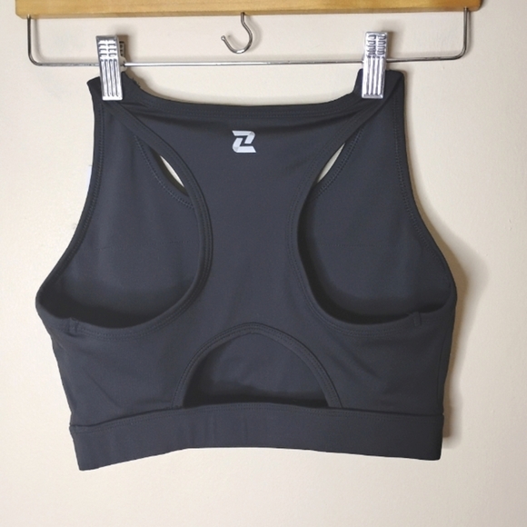 Zelos Sports Bra Black & Blue Set of 2 Medium Impact Size Small NWT - Picture 3 of 11